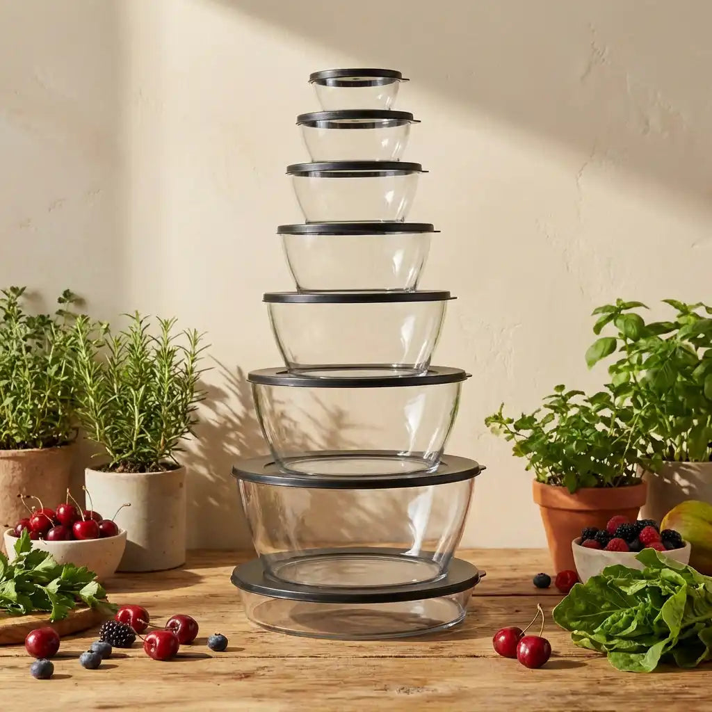 Glasklare Schüsseln – den Inhalt auf einen Blick erkennen