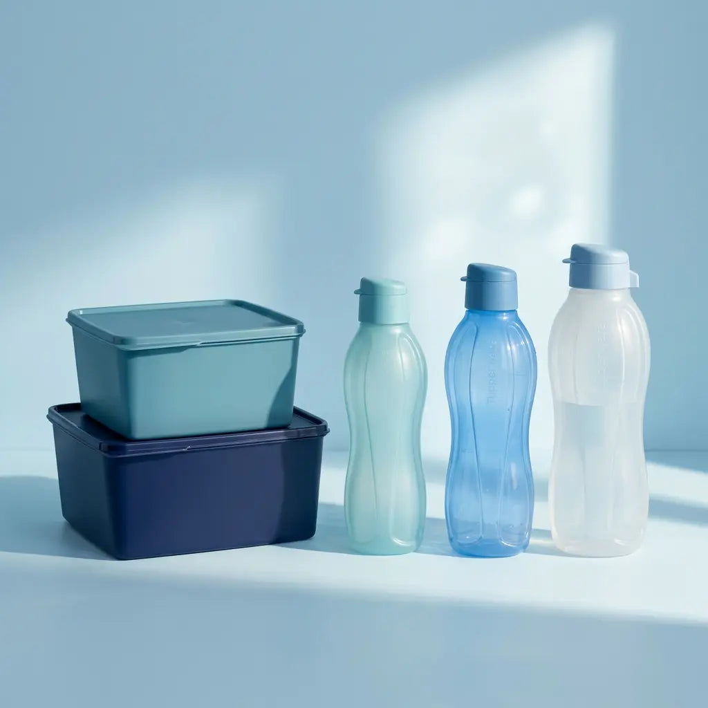 Blaue Tupperware – Farbe & Funktion für Küche & Alltag