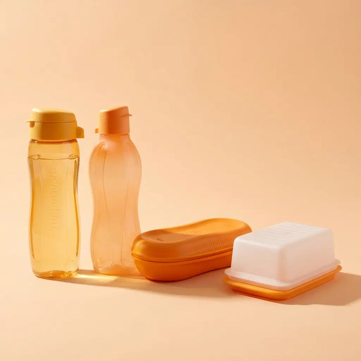 Orange Tupperware – Frische Farbe & Ordnung in der Küche