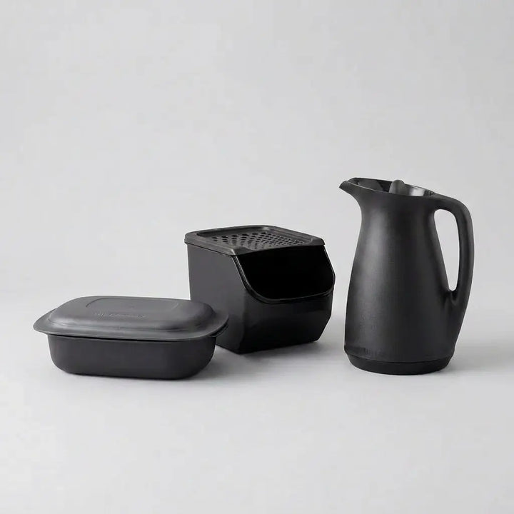 Schwarze Tupperware – moderne Aufbewahrung mit stilvollem Design