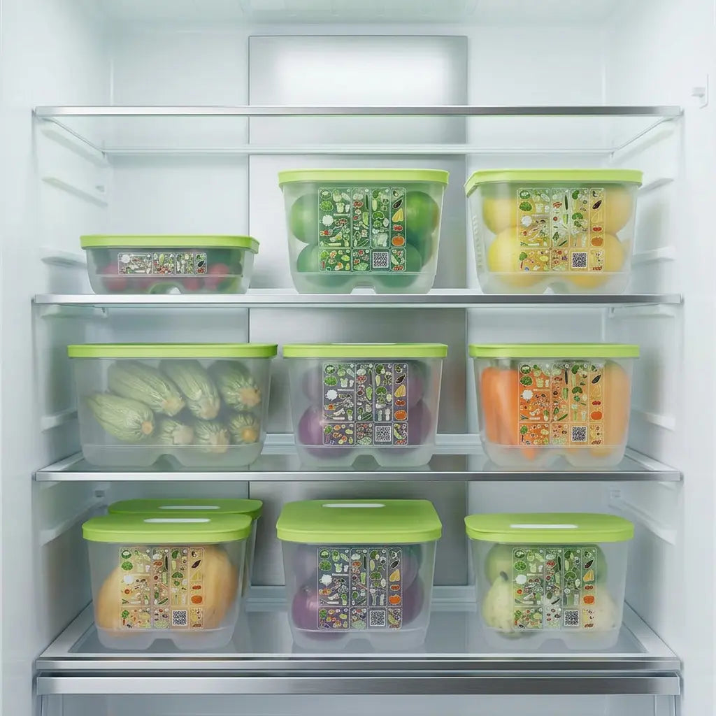 Vorratsbehälter für den Kühlschrank – Frische & Ordnung