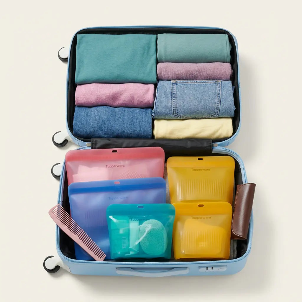 Mit Tupperware Reisen – Organisiert und praktisch Unterwegs