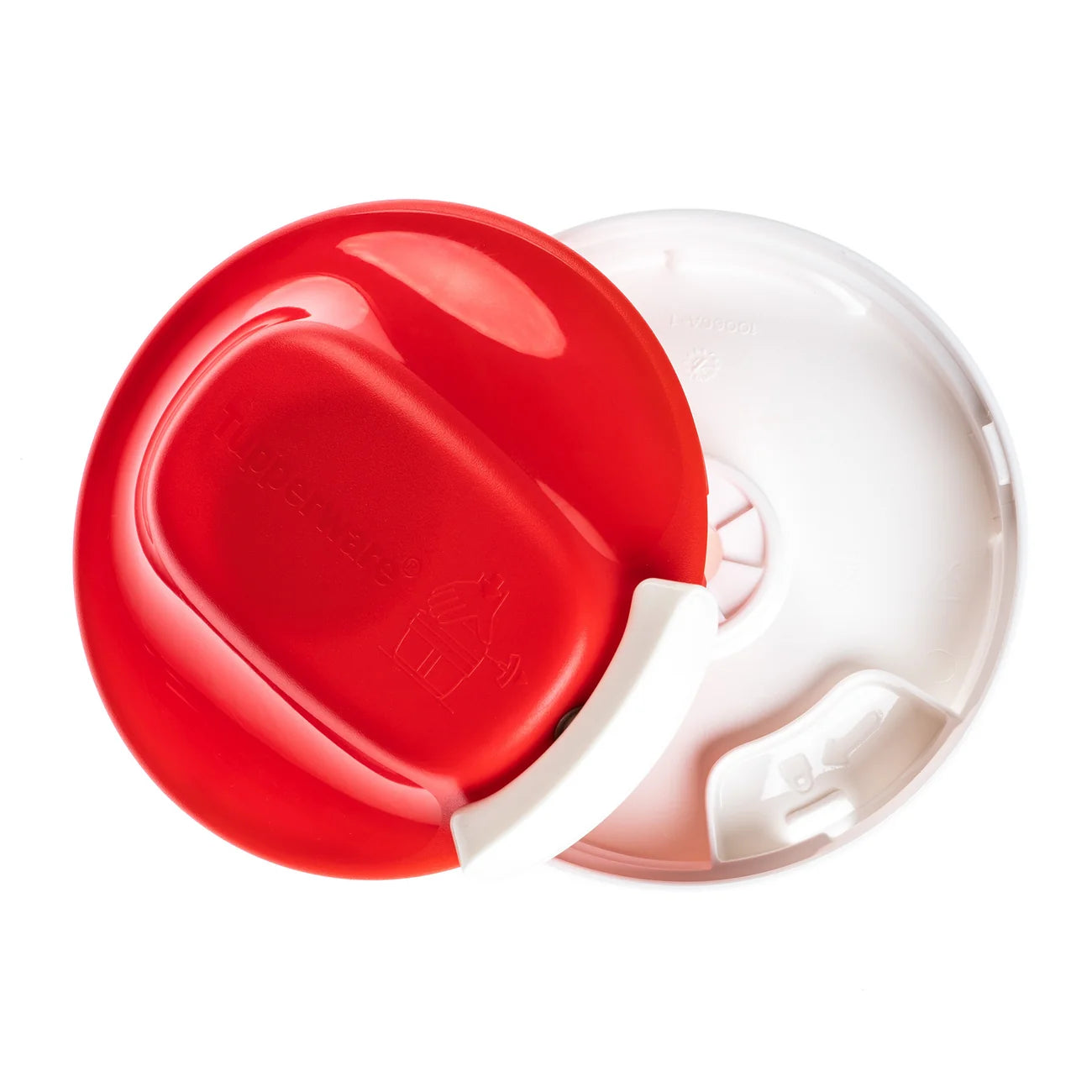 Tupperware Ersatzteil / Zweiteiliges Deckeloberteil Nr. 10067 / SuperSonic Deckel in der Farbe Rot / Hier direkt online kaufen