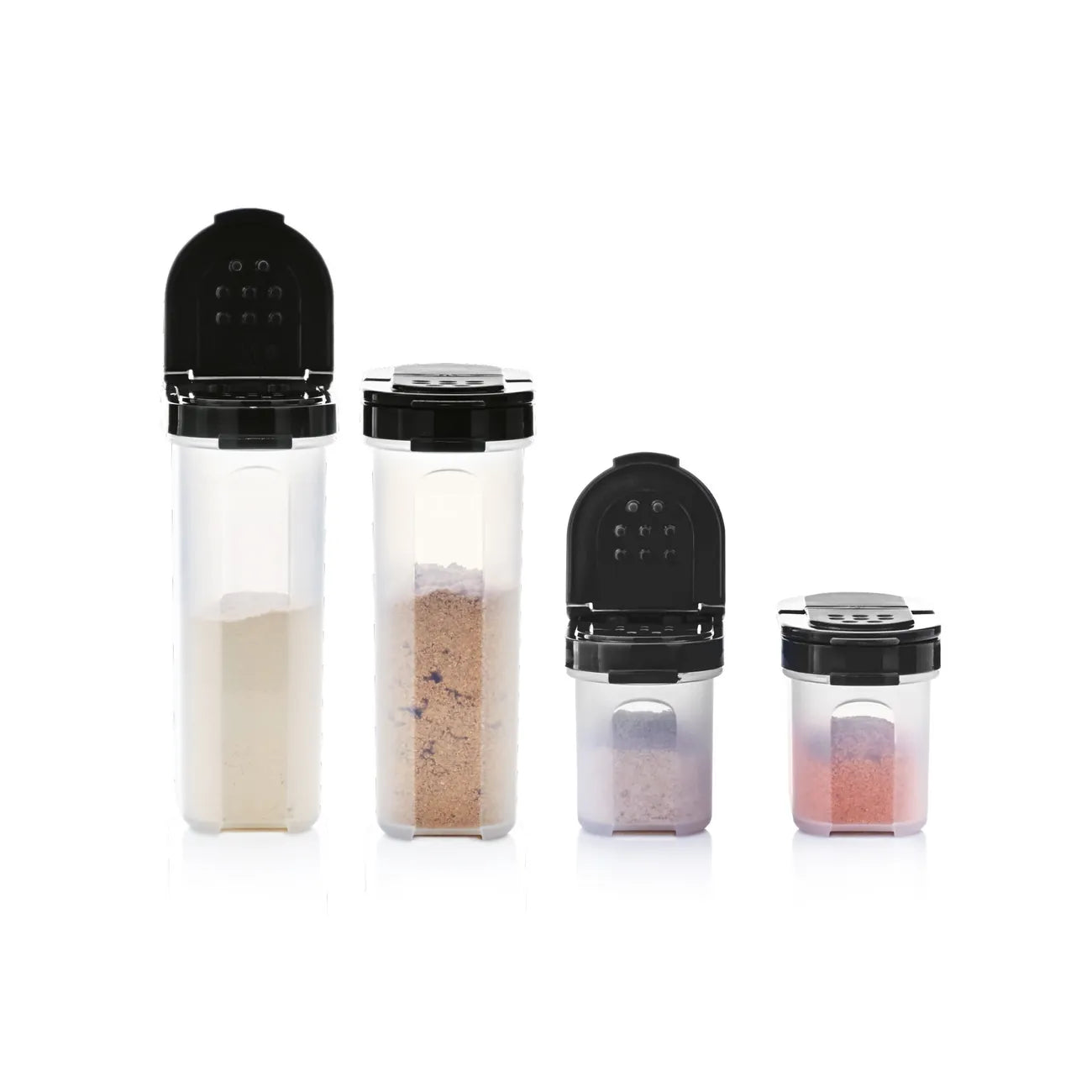 Deckel Oberteil A090/ A091 von der Marke Tupperware / Deckel in der Farbe Schwarz / Deckel Oberteil für die Gewürz Riesen und Gewürz Zwerge / nur der Deckel OHNE Behälter / hier direkt online kaufen