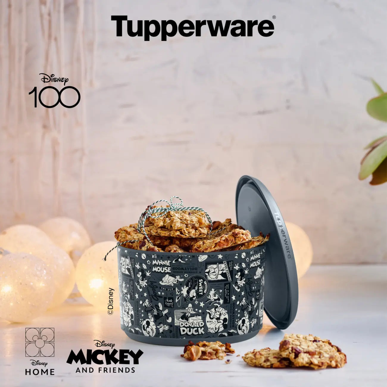 kekse in tupperware aufbewahrung Disney D100 Behälter 1,4 l – luftdicht mit Mickey & Friends