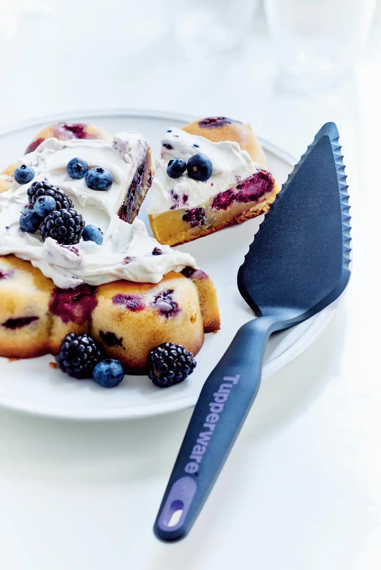 Top Tortenstück Heber Griffbereit von der Marke Tupperware / mit Praktisch abgerundeter Spitze / Perfekt zum Servieren von Torte, Kuchen und Hefegebäck / Hier direkt online kaufen