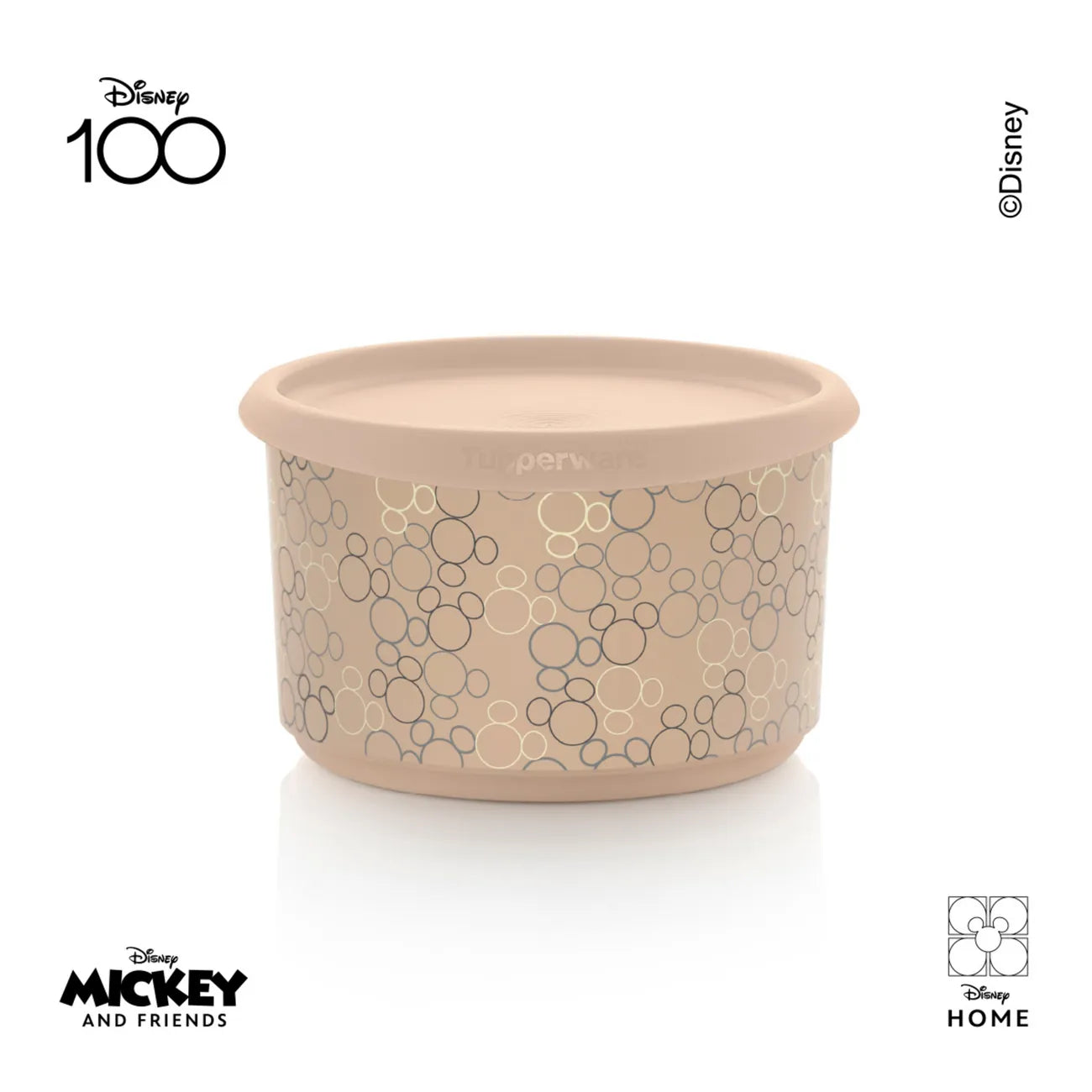 One Touch rund Disney Duo 960ml von der Marke Tupperware / 2 Runde One Touch Behälter im Disney Motiv mit jeweils 960ml Inhalt / Aufbewahrungsdosen / schließen Wasserdicht / Ideal für Kekse und Plätzchen / Keksdosen / Hier direkt online kaufen