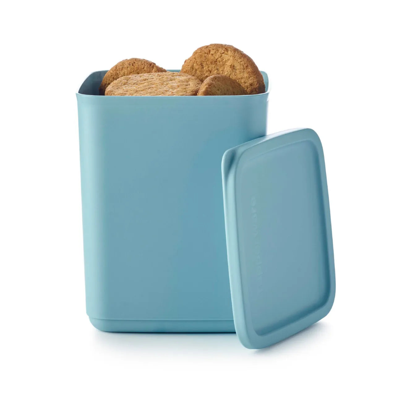 Cubix 1,8L von der Marke Tupperware / in der Farbe Blau / Vorrats- & Aufbewahrungsbehälter / Modular Stapelbar / Ideal geeignet für Trockenlebensmittel / Hier direkt online kaufen