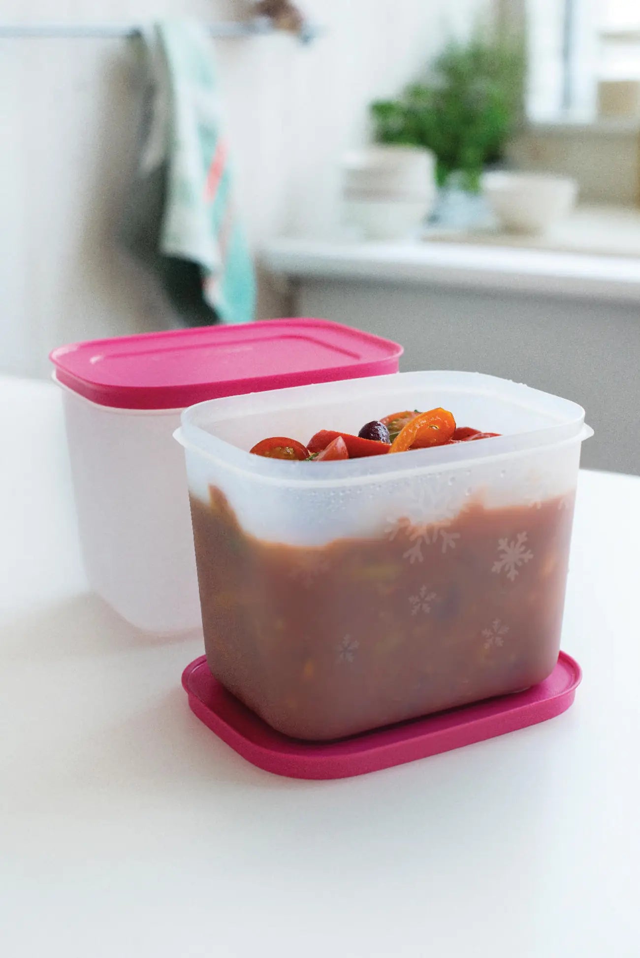 Eis Kristall Gefrierbehälter 2x 1,1L Hoch von der Marke Tupperware / Gefrierbehälter / Gefrierbeutel / Perfekt fürs Schnelle Einfrieren / Hier direkt online kaufen