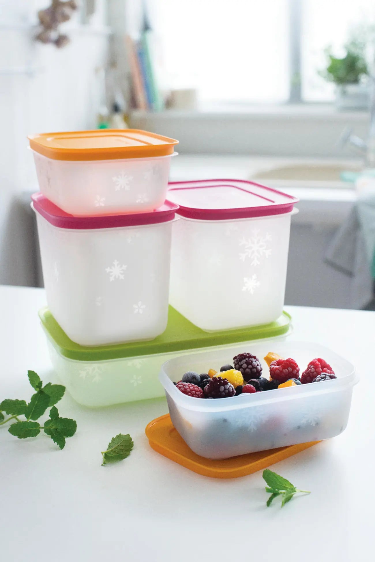 Eis Kristall Gefrierbehälter 2x 1,1L Hoch von der Marke Tupperware / Gefrierbehälter / Gefrierbeutel / Perfekt fürs Schnelle Einfrieren / Hier direkt online kaufen