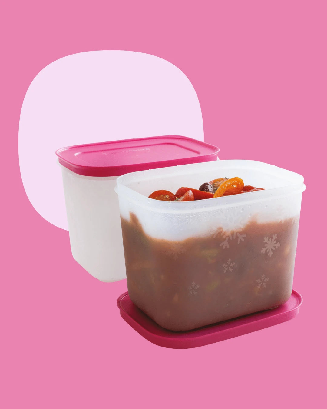 Eis Kristall Gefrierbehälter 2x 1,1L Hoch von der Marke Tupperware / Gefrierbehälter / Gefrierbeutel / Perfekt fürs Schnelle Einfrieren / Hier direkt online kaufen