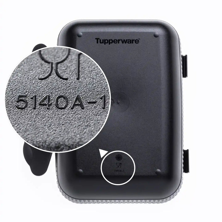 Tupperware Basis Unterteil A136/T107, schwarz 85140 Ersatzteile / Tupperware Ersatzteil Dosen Unterteil Nr. 5140A / Unterteil Behälter zur Lunch Box A136 / in der Farbe Schwarz / Hier direkt das Ersatzteil online kaufen