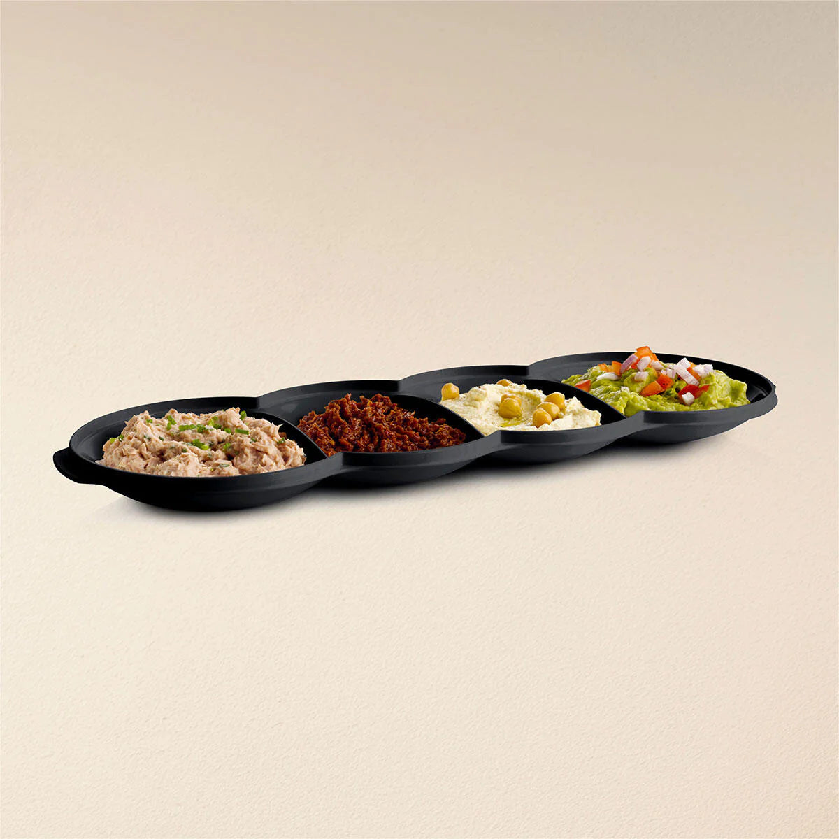 Allegra Servier Top von der Marke Tupperware / Deckel für die Allegra Perle in der Farbe Schwarz / Ideal zum Transportieren / Hier direkt online kaufen