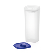 Slim Line Erfrischer Karaffen 2L von der Marke Tupperware / mit Sieb Einsatz / mit dichtschließenden Deckel in der Farbe Blau / die Perfekte Größe für in die Kühlschranktür / für Erfrischend Kühle Sommergetränke / aus Praktischem Klarsicht Material / Hier direkt online kaufen