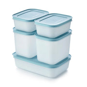 Eis Kristall Set von der Marke Tupperware / 5 Eiskristall Behälter / Ideal zum Einfrieren / 1x 1L, 2x 1,1L, 2x 450ml Behälter / Hier direkt online kaufen