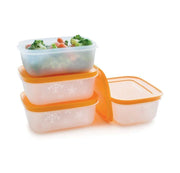 Eiskristall Gefrierbehälter Set 450ml von der Marke Tupperware / 4 Behälter mit jeweils 450ml / Ideal zum Einfrieren von kleinen Portionen / Hier direkt online kaufen