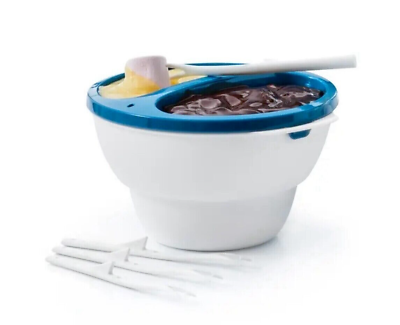 Micro Servier & Dip von der Marke Tupperware / Schwarz-Weiß Schokofondue / Ideal als Nachspeise, zum Brunchen oder beim Fernsehabend / Hier direkt online kaufen