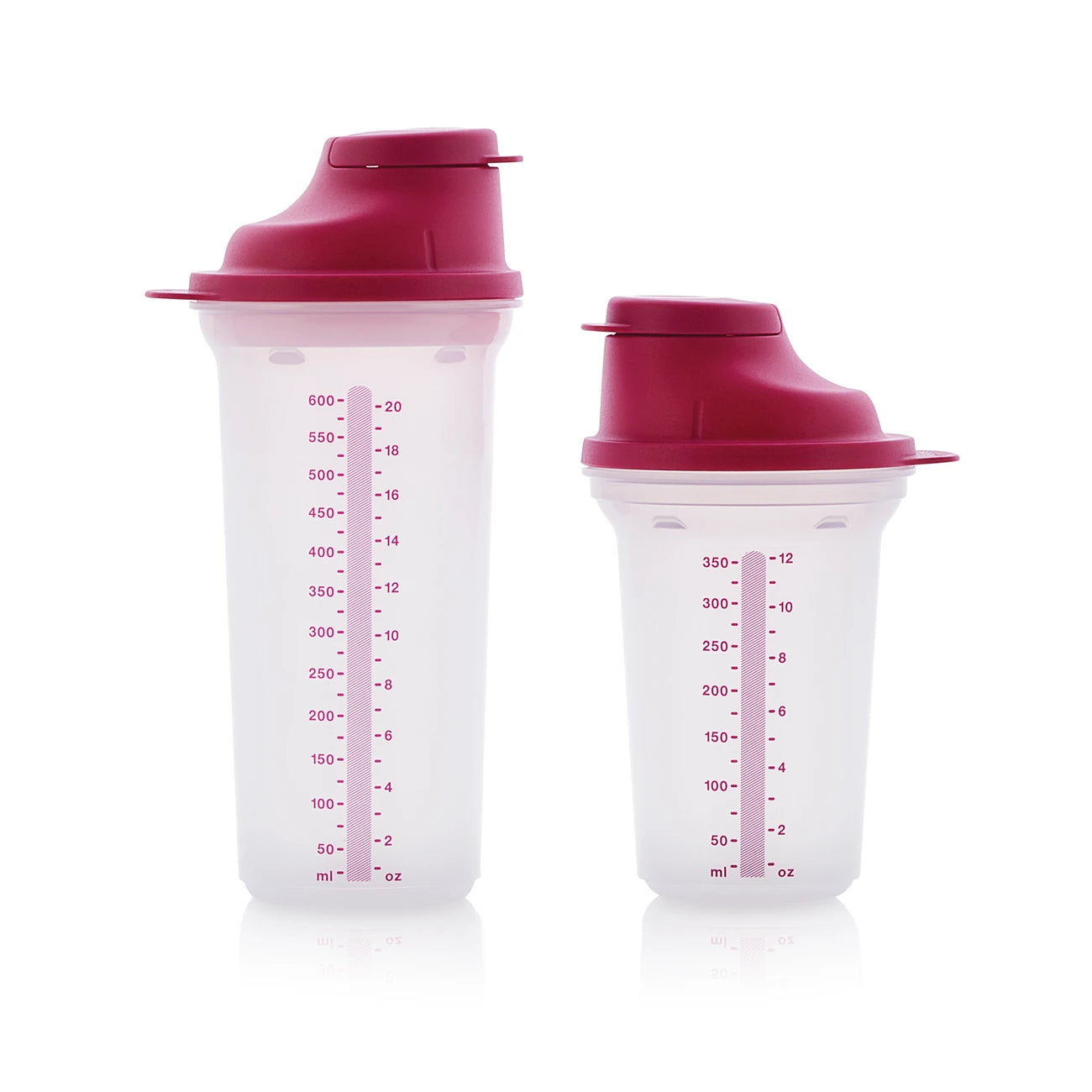 Shake- IT 600ml von der Marke Tupperware / in der Farbe Lila / zum Messen, Mixen und Shaken / mit integriertem Tropfschutz / Ideal kombinierbar mit dem Rühr Mix / Hier direkt online kaufen