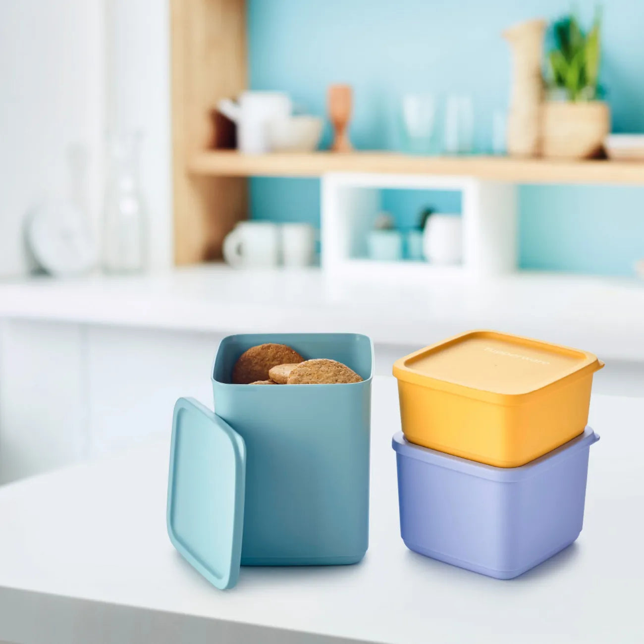 Cubix 1L Behälter von der Marke Tupperware / Vorratsbehälter / Aufbewahrungsbehälter / Auslaufsicher, Platzsparend und Stapelbar / Hier direkt online kaufen
