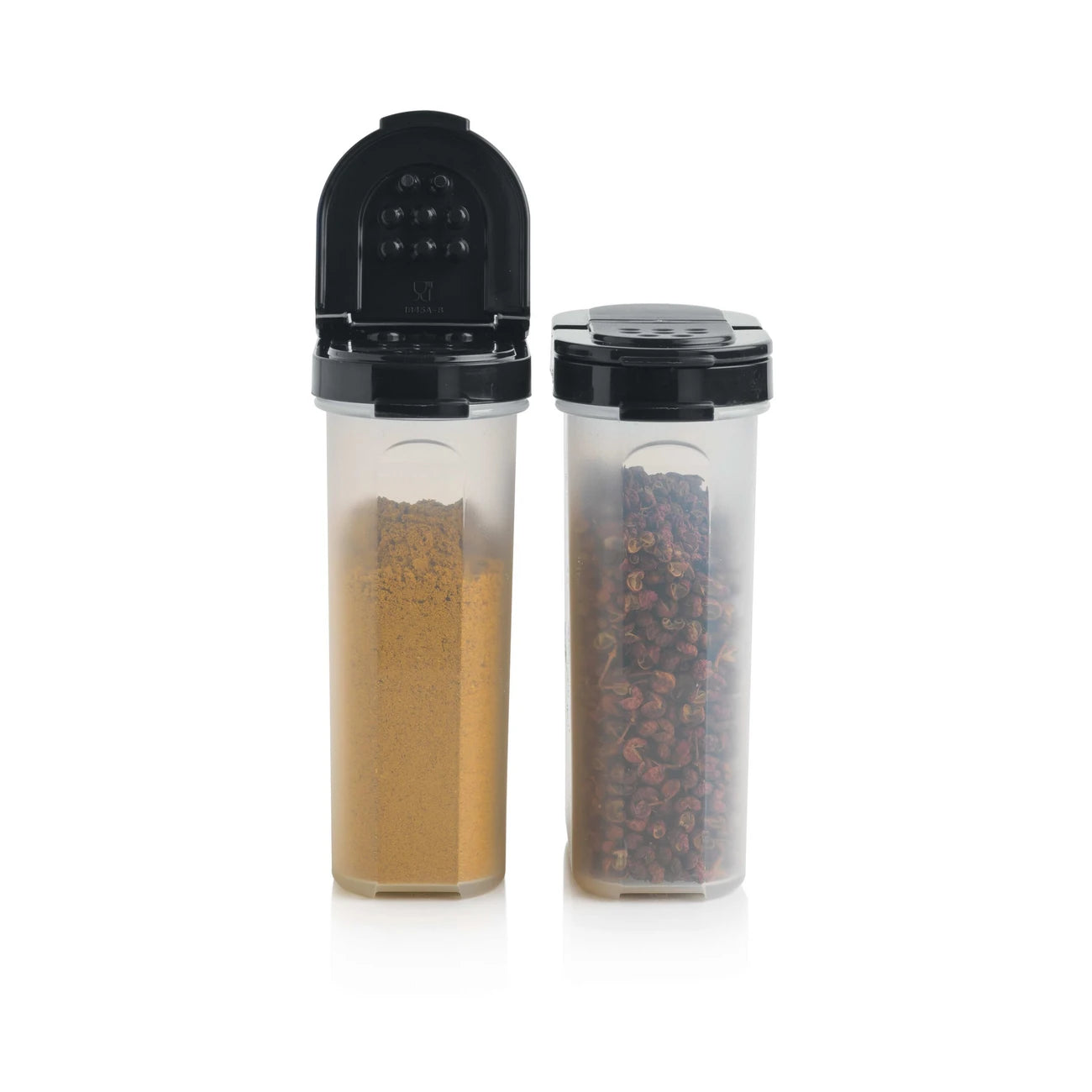 Gewürz-Riesen 2x 270ml von der Marke Tupperware / zum Frischhalten von Kräutern und Gewürzen / Modular Stapelbar / mit zwei verschiedenen Streu Öffnungen / Praktisch & Platzsparend / Hier direkt online kaufen