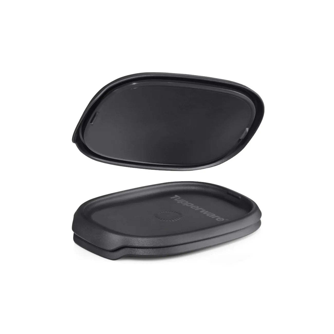 One Touch Fresh oval 540ml von der Marke Tupperware /  in der Farbe Schwarz / Vorratsbehälter / Aufbewahrungsbehälter / Ideal für losen Tee, Paniermehl, Nüsse und vieles mehr / modular stapelbar / Motten- und Aromadicht / Luft- und Wasserdichtschließend / Hier direkt online kaufen