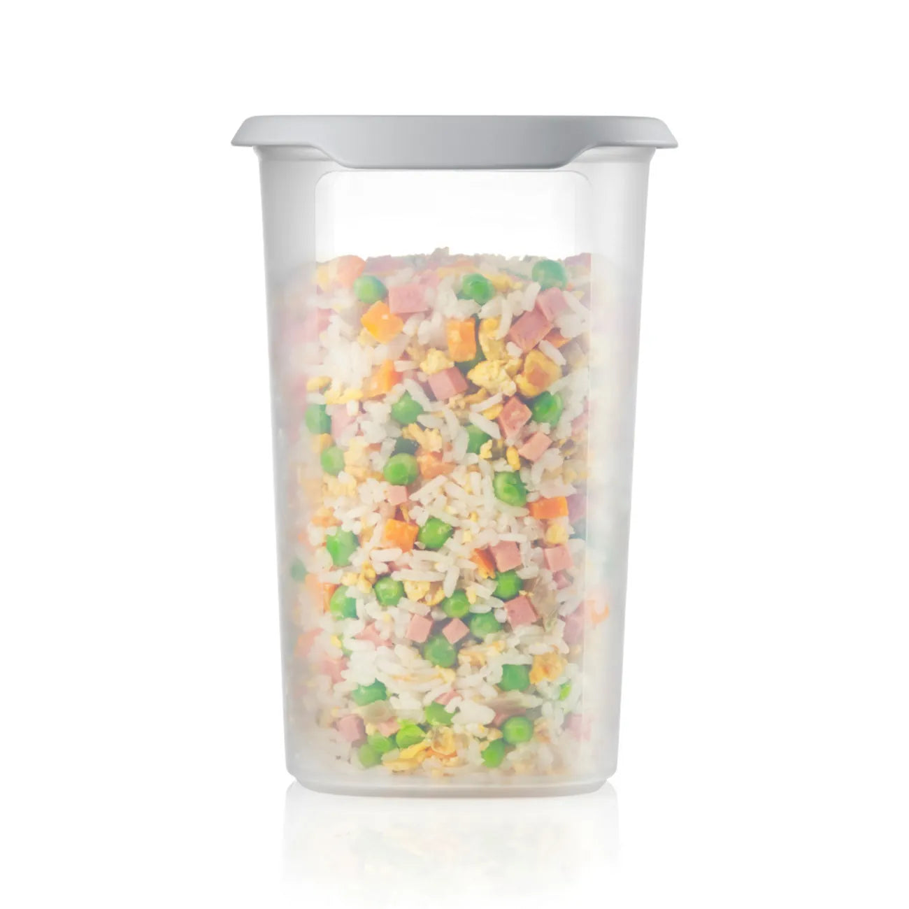 One Touch Fresh Oval 1,8L von der Marke Tupperware / in der Farbe Grau / Vorratsbehälter / Aufbewahrungsbehälter / modular Stapelbar / mit Praktischer Klarsichtblende / Hier direkt online kaufen