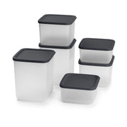 Cubix Quadratisch - Set (6) von der Marke Tupperware / 6 luft & Wasserdichte Behälter / Kühlschrankbehälter / Vorratsbehälter / Stapelbar / Hier direkt online kaufen