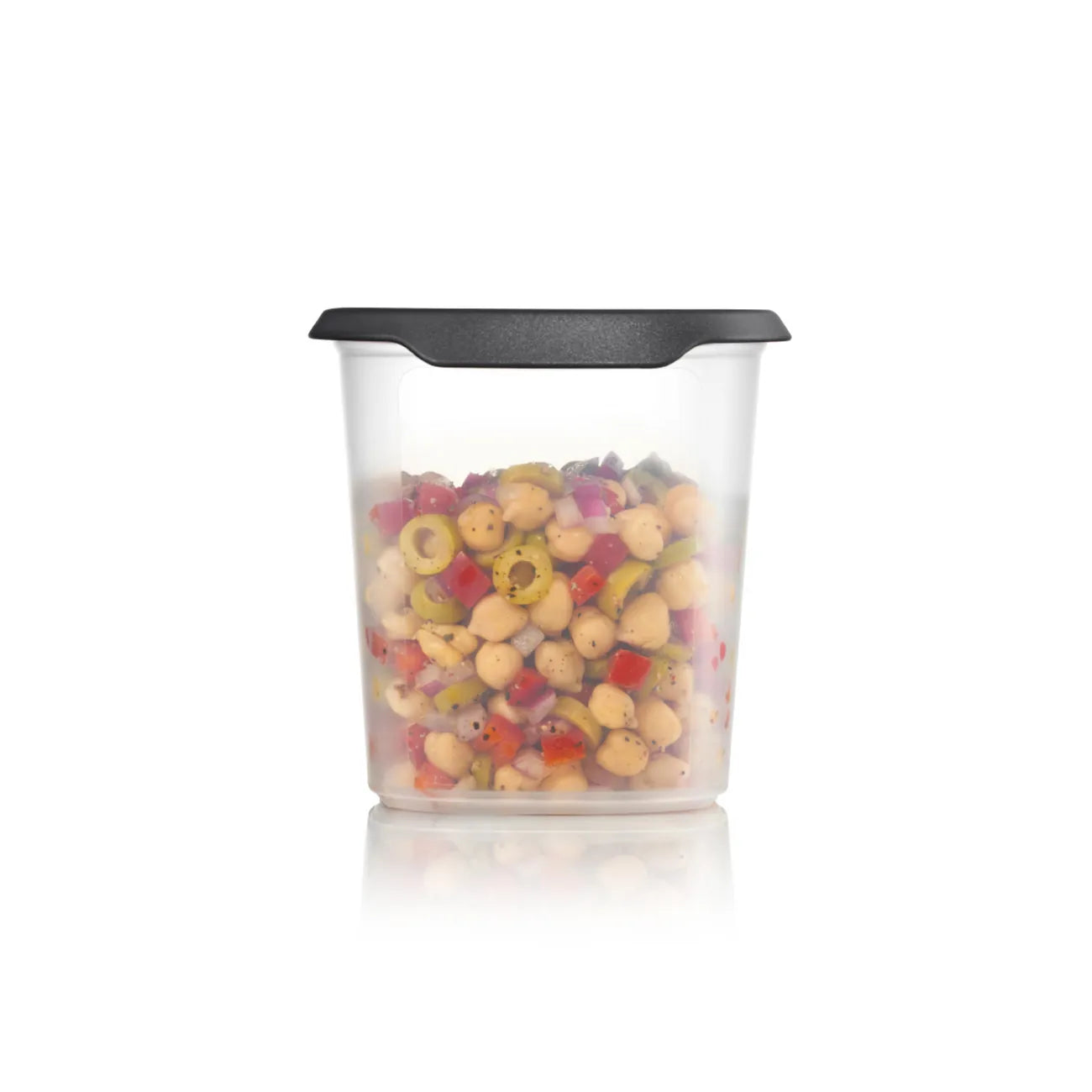 One Touch Fresh oval 1,1L von der Marke Tupperware / in der Farbe Schwarz / Vorratsbehälter / Aufbewahrungsbehälter / Ideal für Trockenvorräte / modular Stapelbar / mit Praktischen Klarsichtblende für den Überblick / Hier direkt online Kaufen / Hier direkt online kaufen 