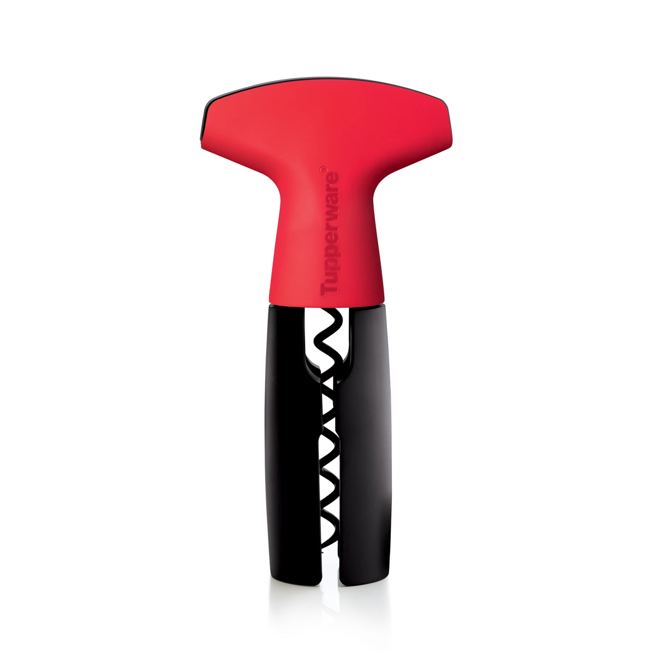 Korkenprofi / Flaschengeist von der Marke Tupperware / in der Farbe Rot / für leichtes Entkorken von Weinflaschen / für Natur und Kunststoff Korken geeignet / Hier direkt online kaufen