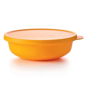 Aloha 450ml Servierschale von der Marke Tupperware / in der Farbe Orange / mit luft- und wasserdichtem Deckel / Ideal fürs Buffet und zum Transportieren / modular Stapelbar / Platzsparend ineinander Stapelbar / Servier Schüssel / Hier direkt online kaufen