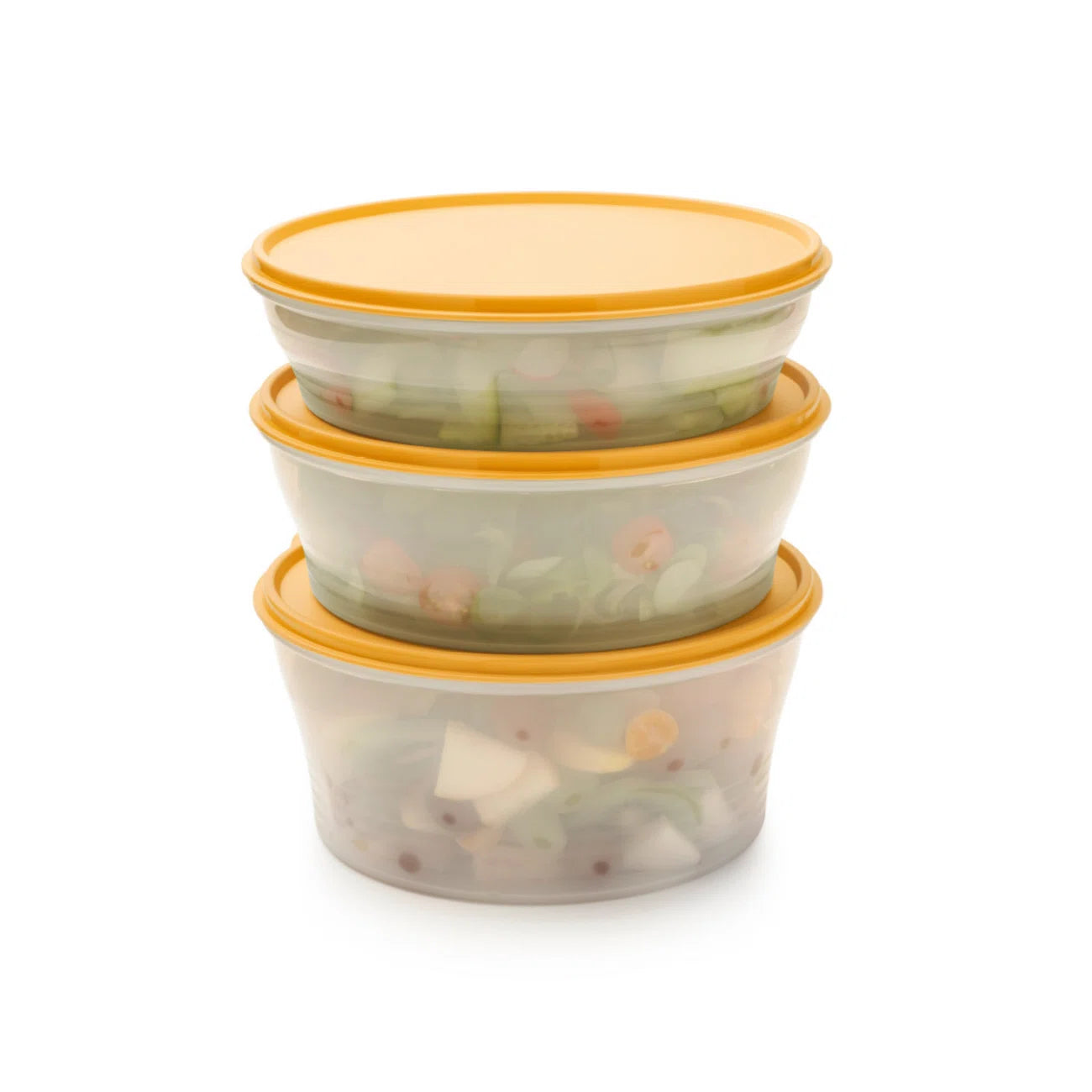 Frische Behälter Classic Set Groß von der Marke Tupperware / 3 Behälter - 1L, 1,4L und 1,9L / Luftdicht und Auslaufsicher / modular Stapelbar / Aufbewahrungsbehälter / leichtes Öffnen dank Großer Lasche am Deckel / Hier direkt online kaufen