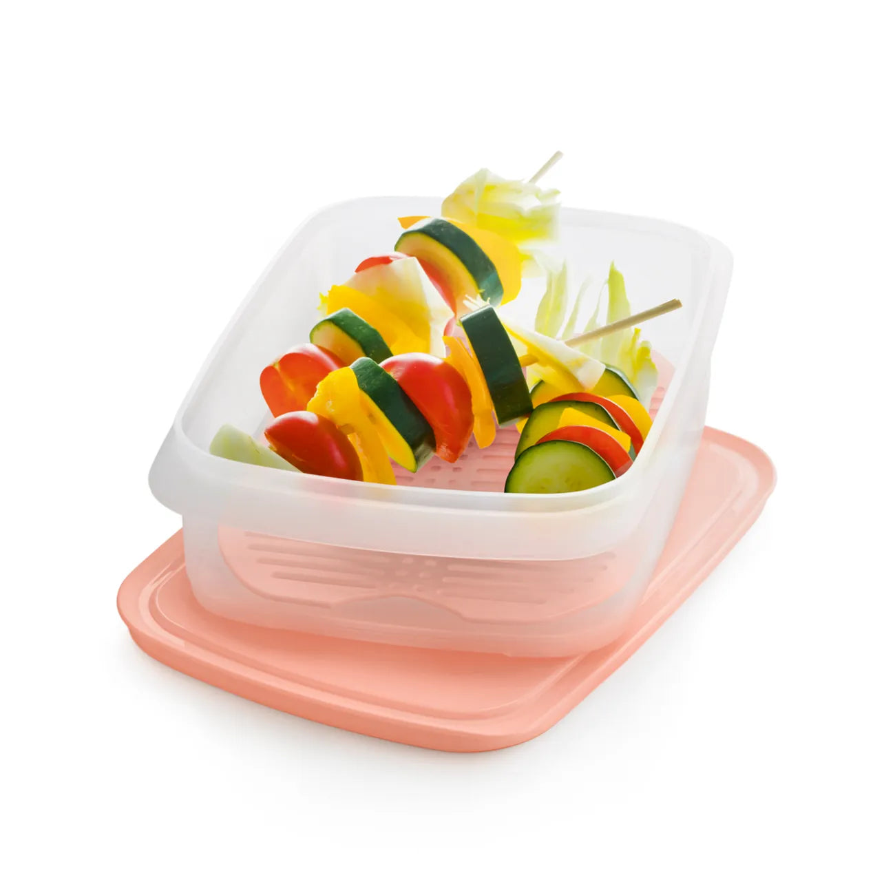 Cool`N Fresh 1,5 L Behälter von der Marke Tupperware / Set besteht aus einem 1,5 L Behälter, einem Verschluss und einem Frischegitter / Lebensmittelbehälter / Frischhaltebehälter / Kühlschrankbehälter / Hier direkt online kaufen