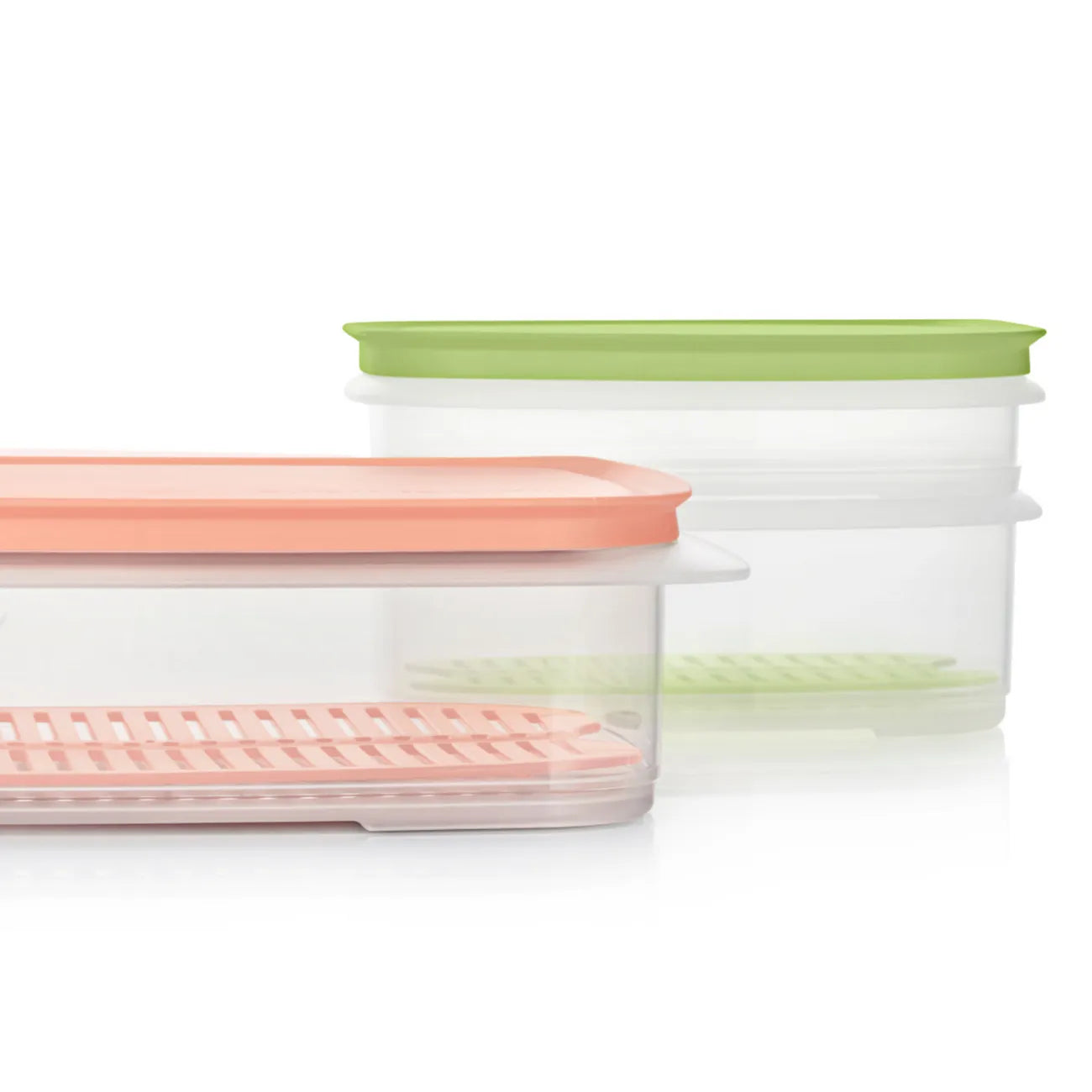 Cool`N Fresh 1,5 L Behälter von der Marke Tupperware / Set besteht aus einem 1,5 L Behälter, einem Verschluss und einem Frischegitter / Lebensmittelbehälter / Frischhaltebehälter / Kühlschrankbehälter / Hier direkt online kaufen