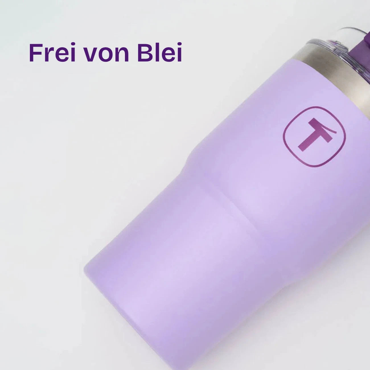 Big T Tumbler von der Marke Tupperware / in der Farbe Lila / Isolierbecher / mit Trinkhalm / Hier direkt online kaufen