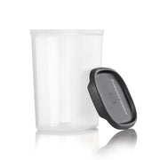 One Touch Frresh oval 1,8L von der Marke Tupperware / Deckelfarbe Schwarz / Ideal für Trockenlebensmittel / Vorratsbehälter / einfaches öffnen und schließen / modular Stapelbar / sorgt für Ordnung und Übersicht im Schrank / ineinander Stapelbar / Hier direkt online kaufen
