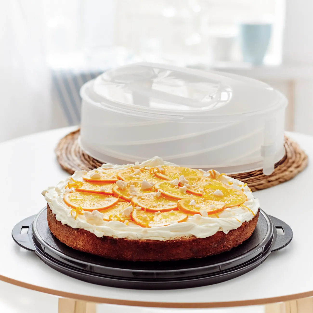 Tupperware Tortentwist Höhenverstellbarer Kuchenbehälter / Ideal zum Transportieren von Kuchen / Tortenbehälter / in 2 Höhen verfügbar / Hier direkt online kaufen