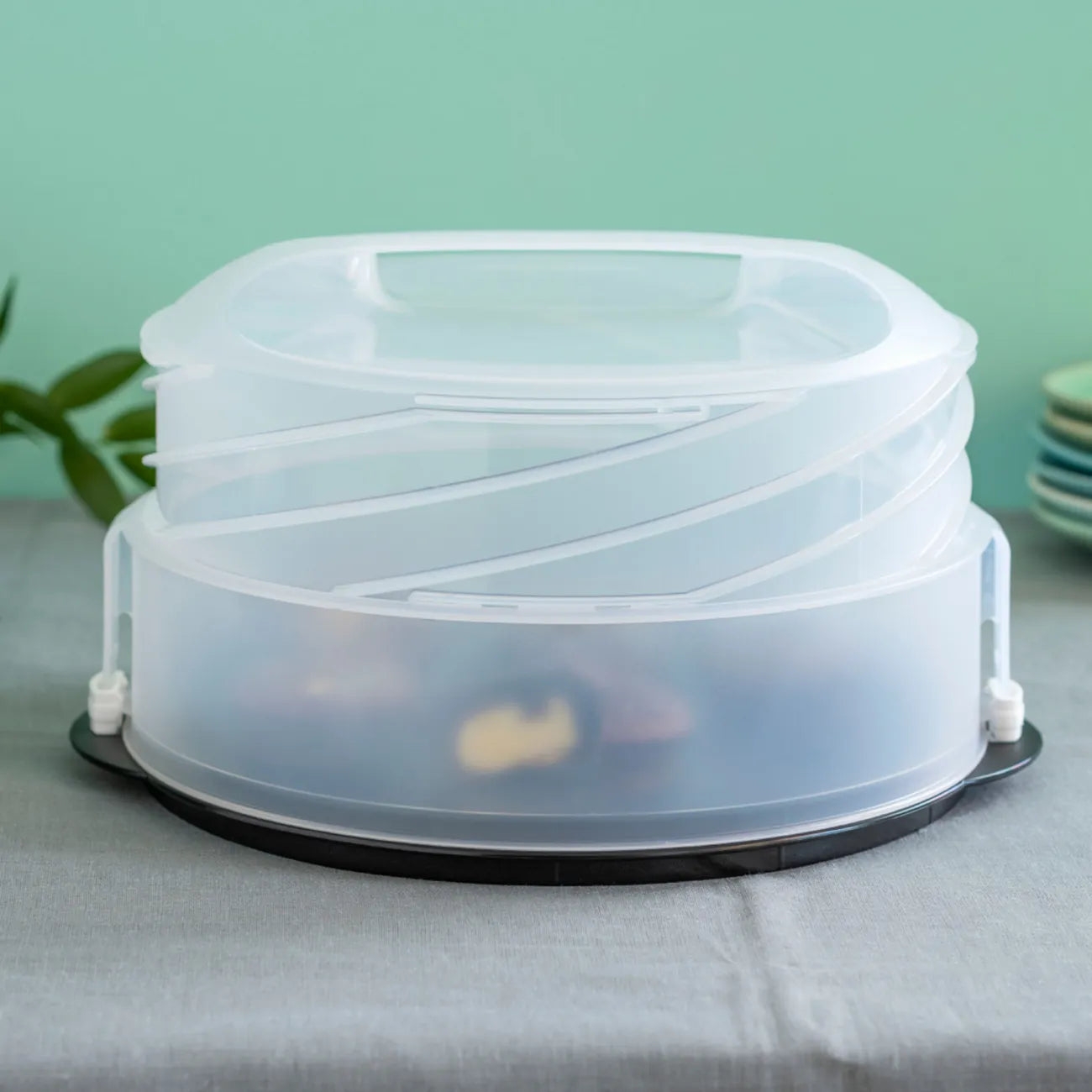 Tupperware Tortentwist Höhenverstellbarer Kuchenbehälter / Ideal zum Transportieren von Kuchen / Tortenbehälter / in 2 Höhen verfügbar / Hier direkt online kaufen