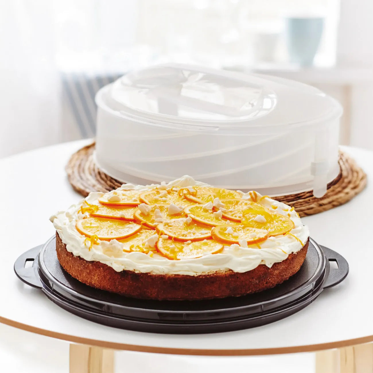 Tupperware Tortentwist Höhenverstellbarer Kuchenbehälter / Ideal zum Transportieren von Kuchen / Tortenbehälter / in 2 Höhen verfügbar / Hier direkt online kaufen