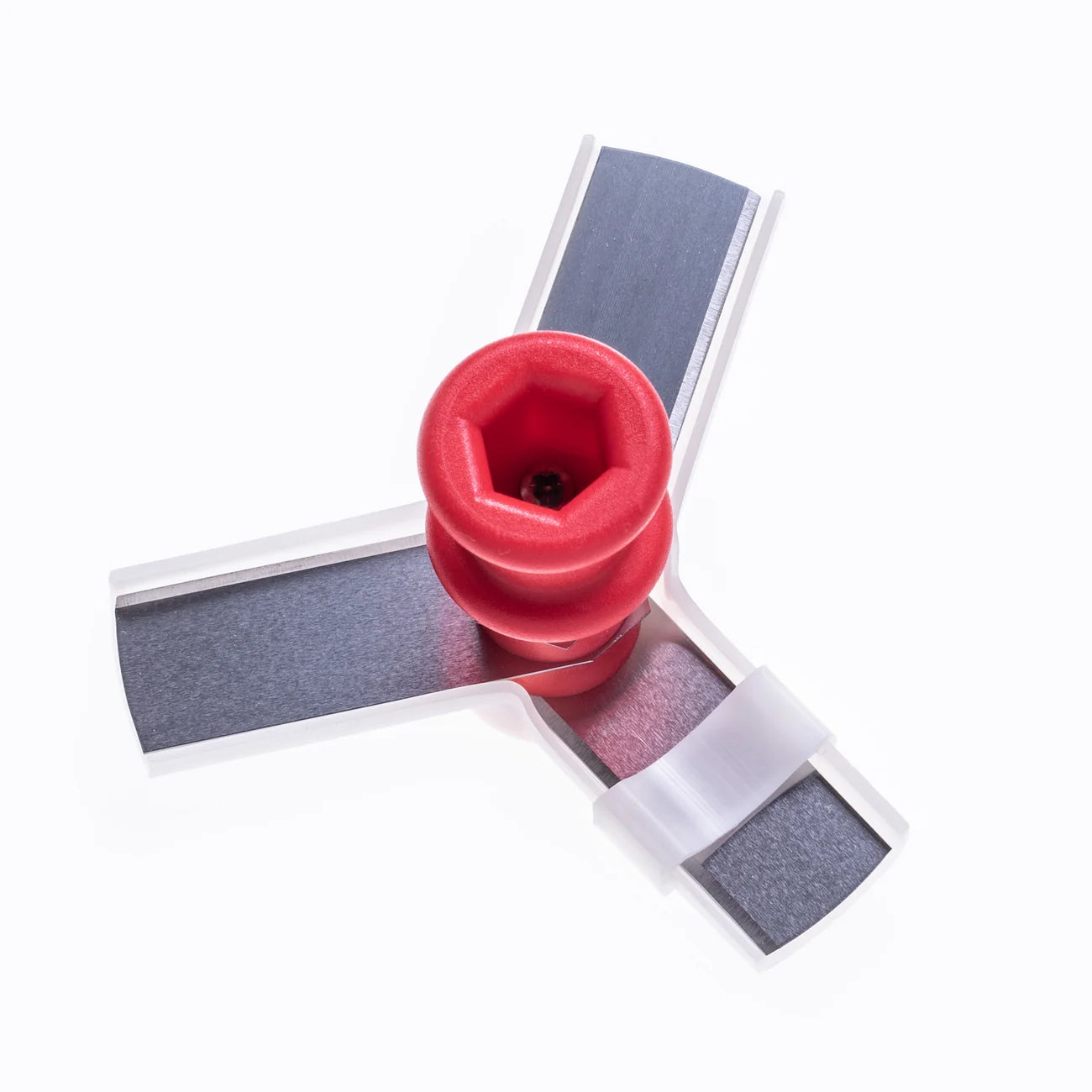 Ersatzmesser 6 Eckig mit Klingenschutz, rot von der Marke Tupperware / Schneideinsatz für den Tupperware Turbo Chef und den Multichef / mit Klingenschutz / Ersatzteil hier direkt online kaufen 