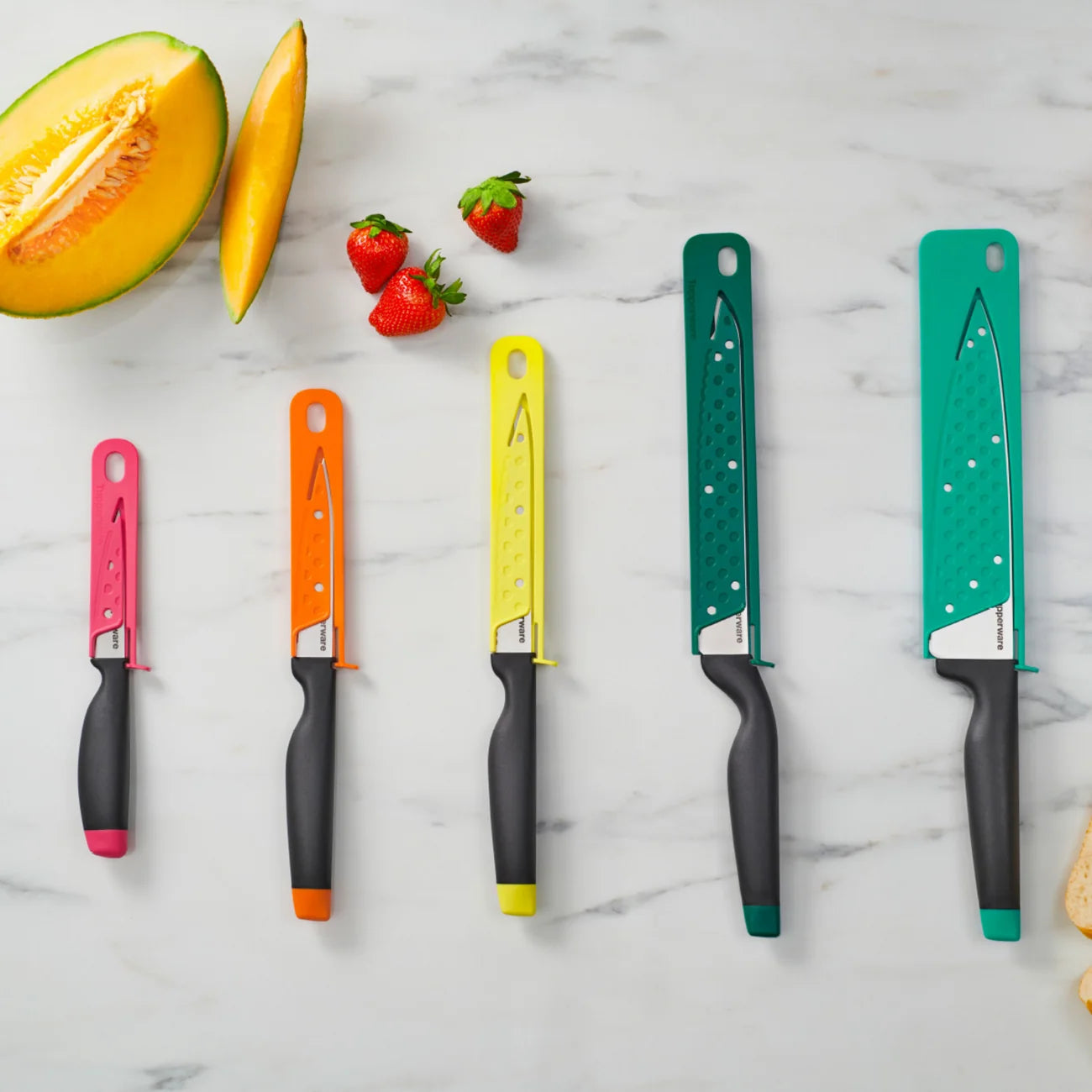 A-Serie Gemüsemesser rot