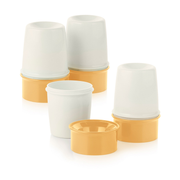 Eierbecher Set von der Marke Tupperware / 4 Eierbecher / in fröhlichen Farben passend zu jedem Frühstücks oder Mittags Tisch / warmhaltender Eierbecher / Hier direkt online kaufen