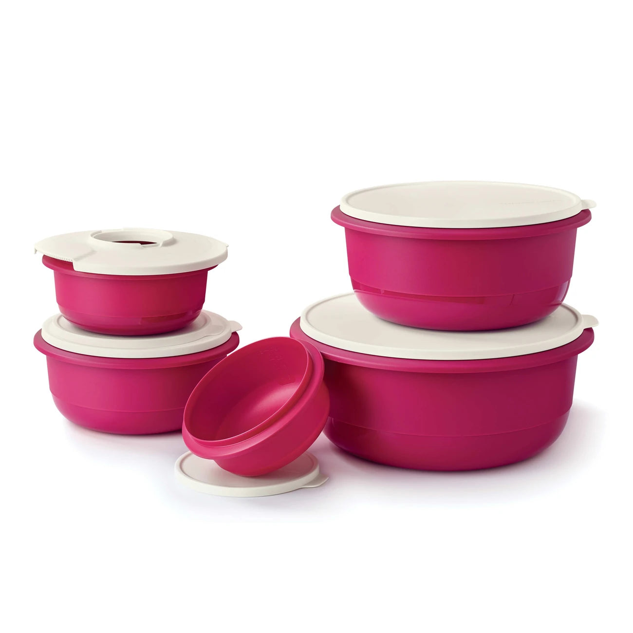 Rührschüssel Pro 3,5L von der Marke Tupperware / mit Luft- und Wasserdicht schließendem Deckel / zum Rühren, Mixen, Transportieren und Aufbewahren / modular Stapelbar / passender Spritzschutz Deckel verfügbar / hier direkt online kaufen
