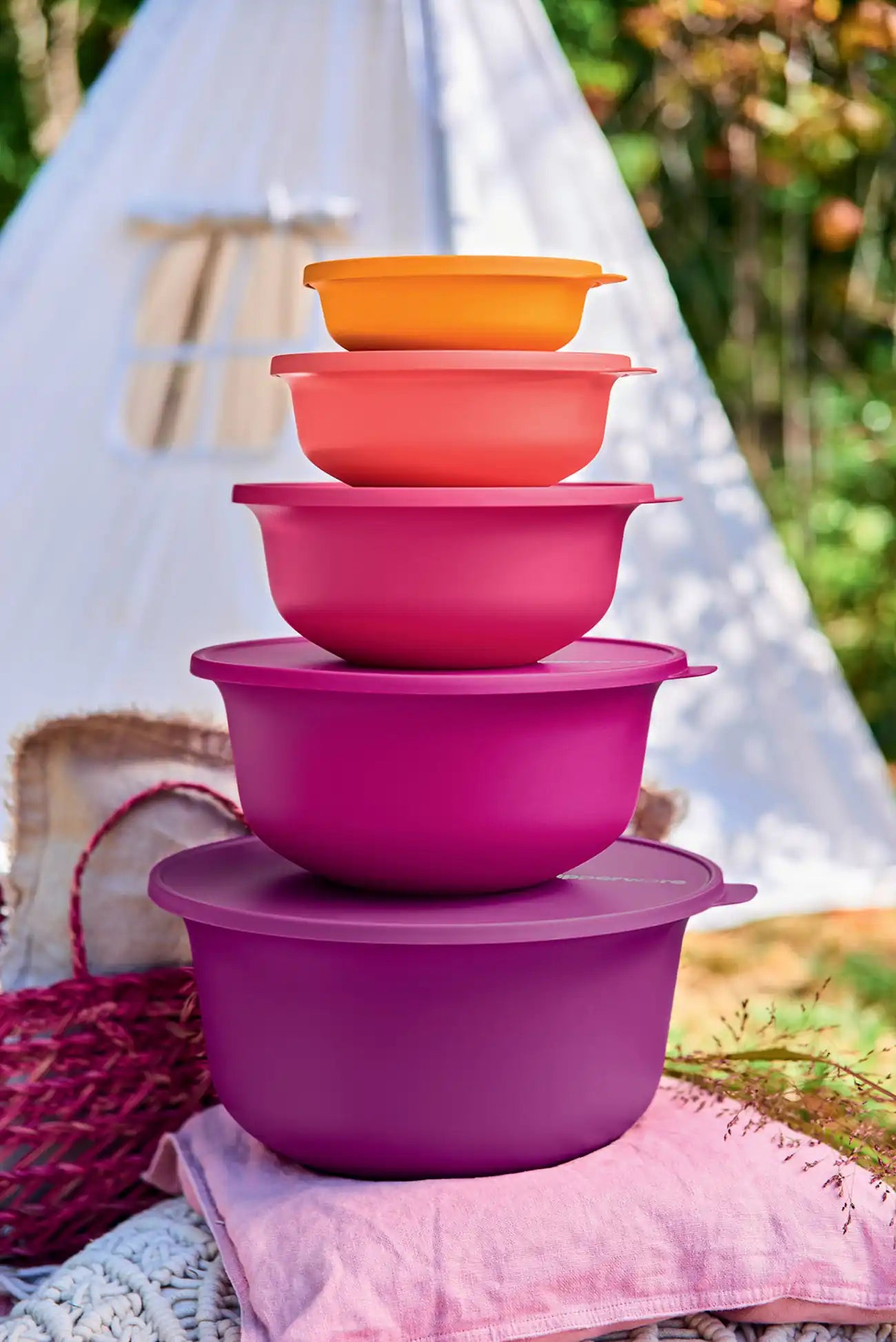 Aloha 2L Rüssel von der Marke Tupperware / Servierschüssel mit Deckel / Stapelbar / Luft & Wasserdicht / Ideal für Salate & Desserts / Transportbehälter / Hier direkt online kaufen  