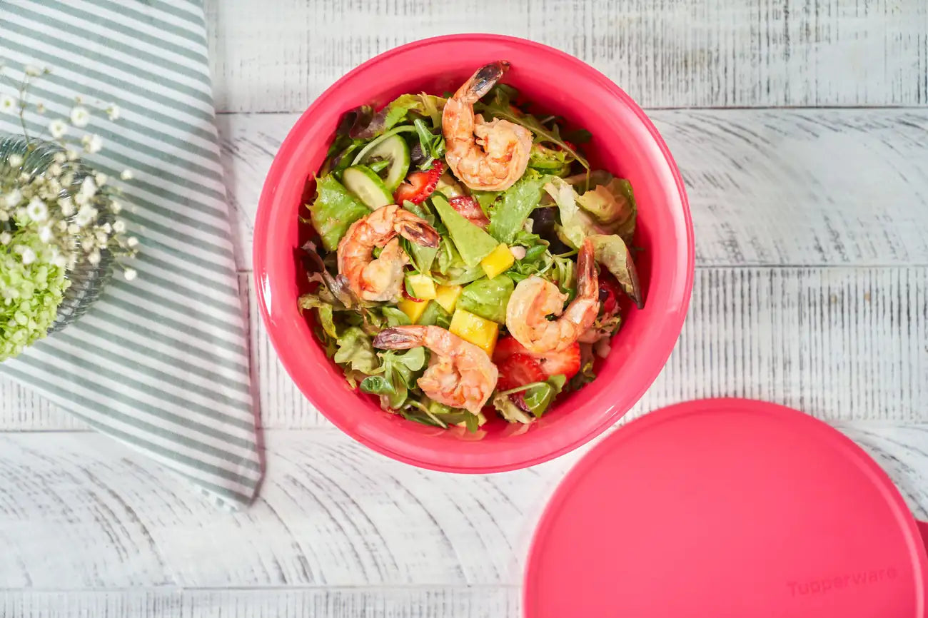 Aloha 2L Rüssel von der Marke Tupperware / Servierschüssel mit Deckel / Stapelbar / Luft & Wasserdicht / Ideal für Salate & Desserts / Transportbehälter / Hier direkt online kaufen  