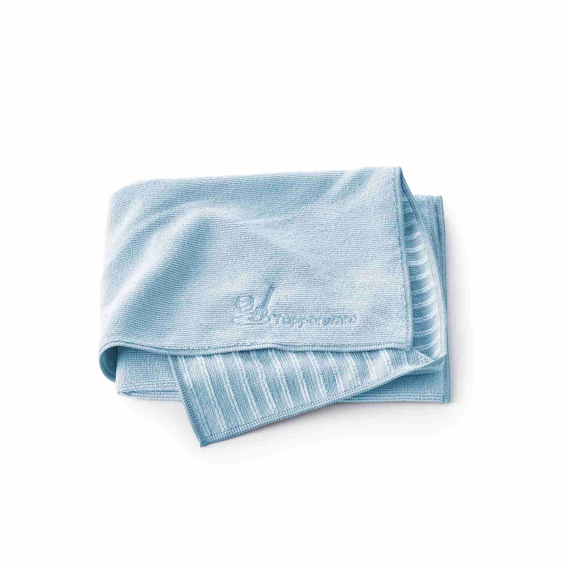 Faser Pro Boden Tuch von der Marke Tupperware / in der Farbe Blau /  Mikrofaser Boden Putztuch / für die Unterschiedlichsten Bodenarten Geeignet / zum Trocknen oder feucht Wischen / Hier direkt online kaufen