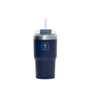 Big T Tumbler 630ml von der Marke Tupperware / in der Farbe Dunkelblau / Auslaufsicher / Isolierbecher / Isolierbehälter / Inklusive Trinkhalm / Perfekt für Unterwegs / Hier direkt online kaufen 