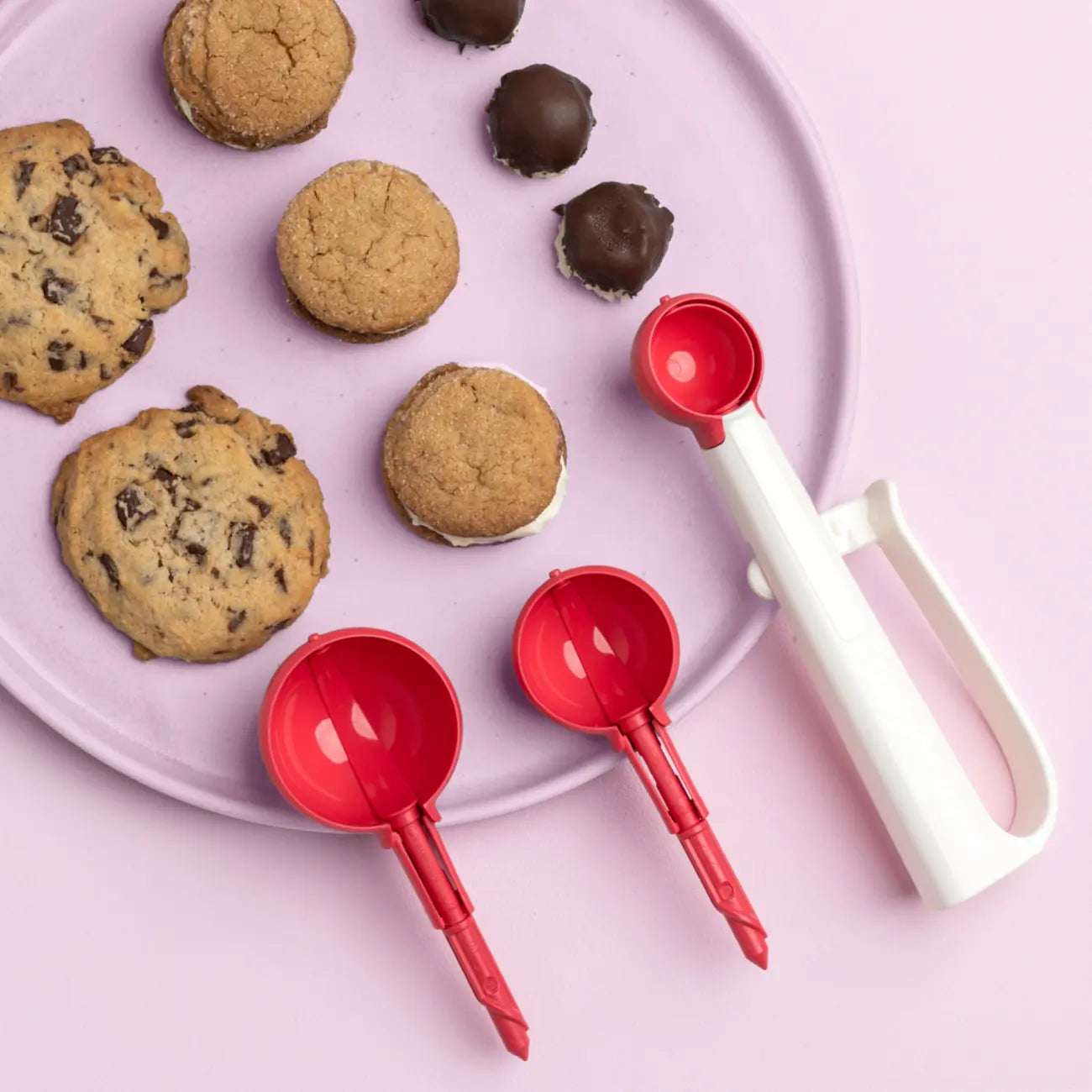 PortionsArt D270 Multiportionierer von der Marke Tupperware / mit drei verschiedenen Portions Größen / Ideal zum Portionieren von Teig und zum Abmessen von Backzutaten / hier direkt online kaufen