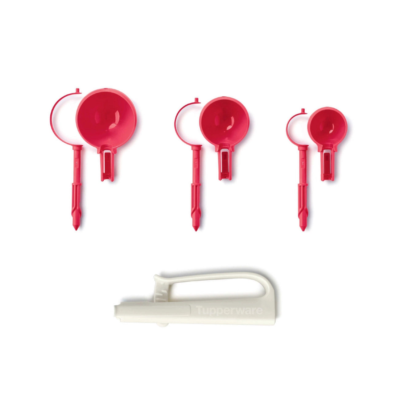 PortionsArt D270 Multiportionierer von der Marke Tupperware / mit drei verschiedenen Portions Größen / Ideal zum Portionieren von Teig und zum Abmessen von Backzutaten / hier direkt online kaufen