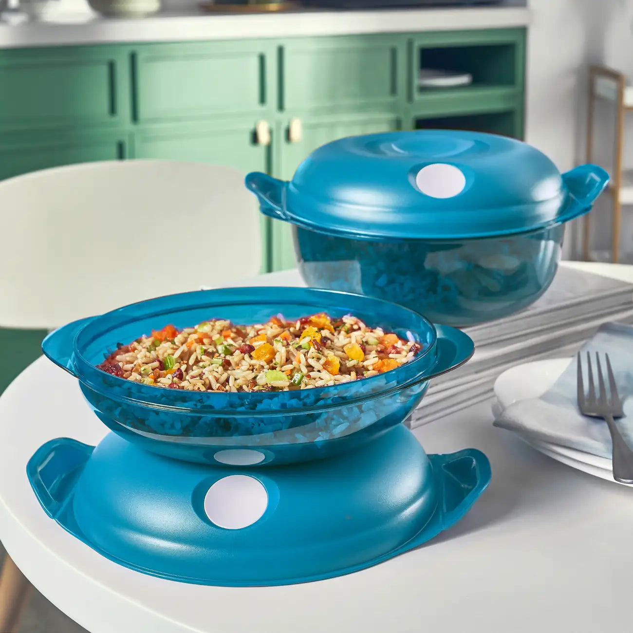 Mikro-Fix Behälter 700 ml rund rot