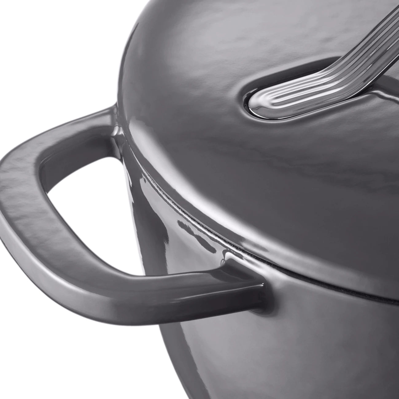 Cast Iron Kasserolle 5,4 l von der Marke Tupperware / zum Anbraten, Backen, Grillen, Braten, Schmoren, Frittieren und Garen / Ideal zum Servieren / Hier direkt online Kaufen